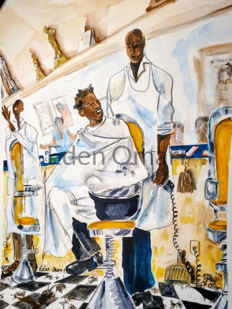 Beeming Barber 18×24 NFS 040215 Inquire