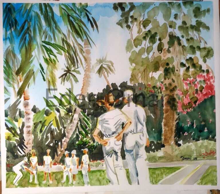 Bocce Ballers 16×18 $275 01200601