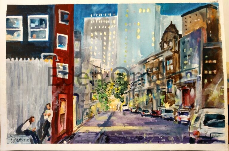 Cafe Break On Octavia Street 8×12  081604