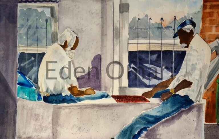 Checkers on Memorial Day 15.5×18 NFS 040106