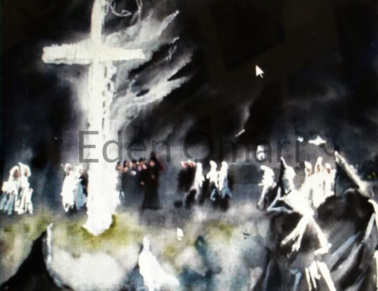 White Robes Black Ghosts  11.5×14 NFS 08030330