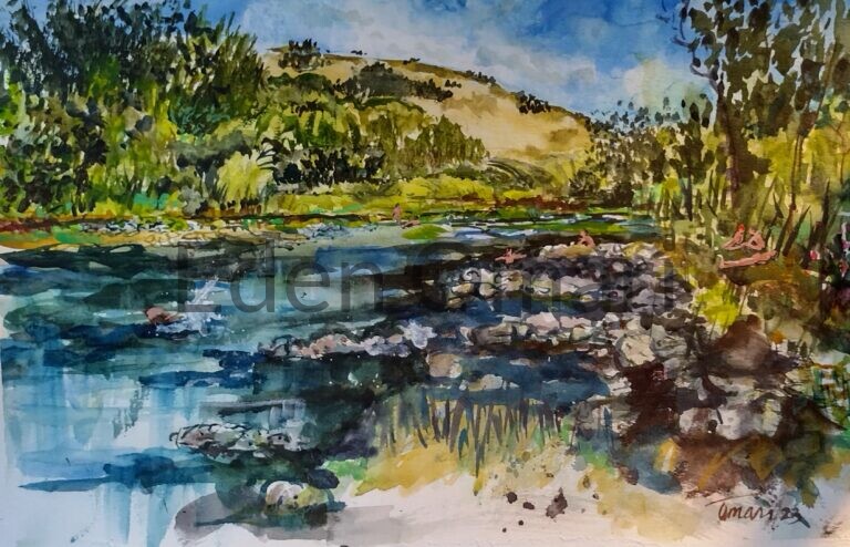 Glassbar Perfect Sunbathers 12×18 NFS 072306