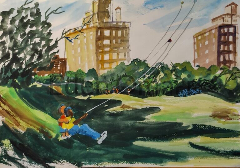 Fly a Kite 8×12 $175