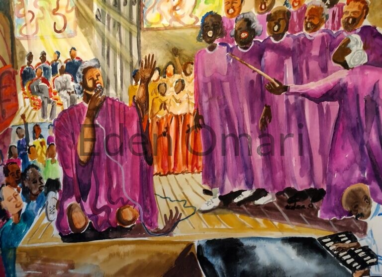 Hallelujah Church 17×23 NFS 02109907