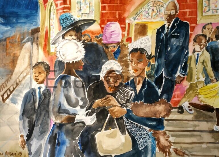 He Gone He Gone approx 18×24 NFS 30803