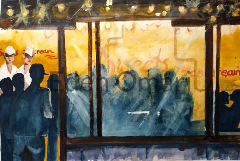 ISweets ce Cream Parlor Cafe Fell At Octavia 12×17  081605
