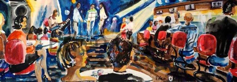 Harlemeteria: Jazz Pub Interior 8×23 $325 11249810