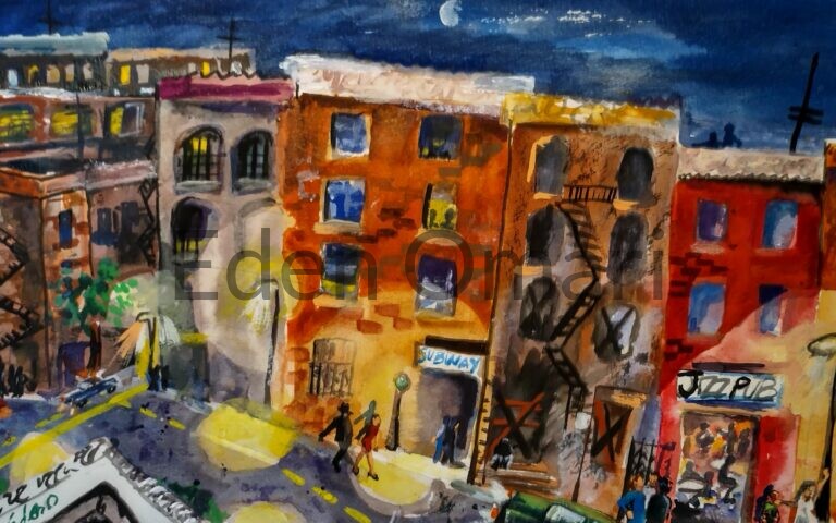 Michael and Mariah in Harlem 11×18  9813 $275