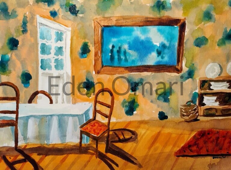 Picassos Dining Room III 9×12 $275 199535A