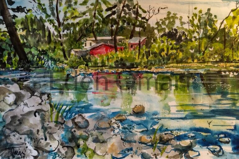 Red House East of Glassbar 12×18  $225