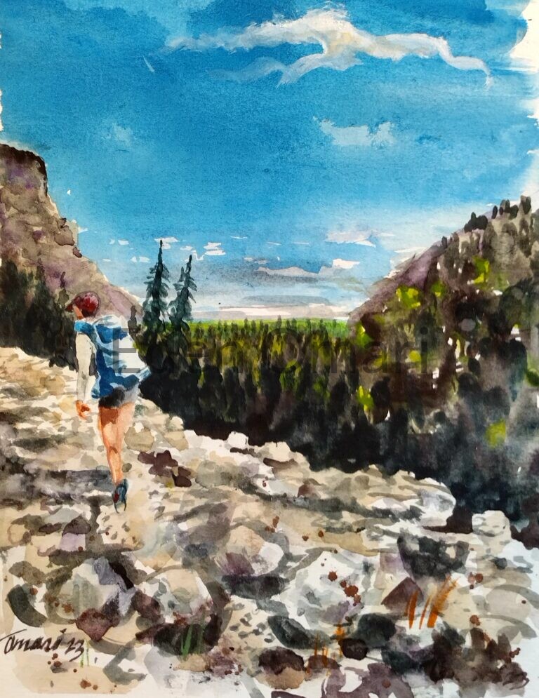 Richard Hiking Mount Hood
