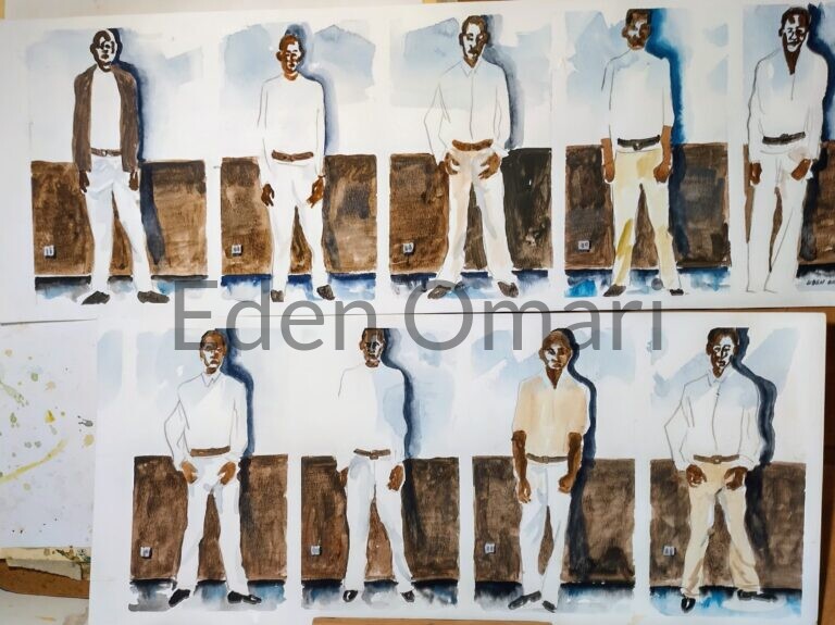 The Scottsboro Boys Panel 1 and 2 8×23 NFS 030317