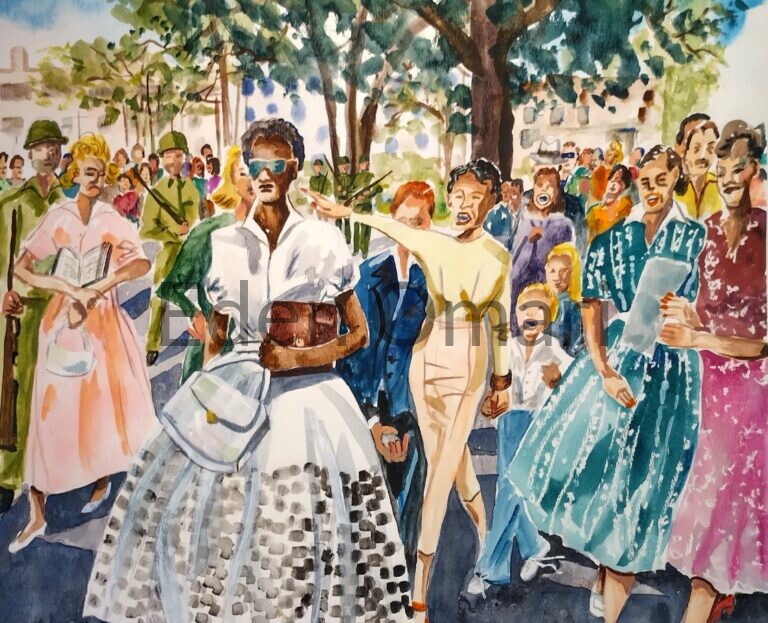 The Saga of Elizabeth Eckford 18×24 NFS 04030324
