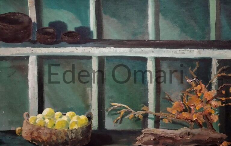 Spring Blvd Vignette (Oil) $300  16×18